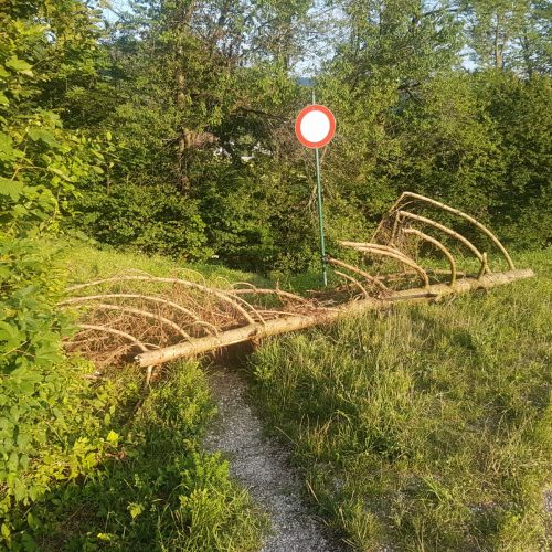 Grillparz Kirchdorf Wanderweg Fahrverbot